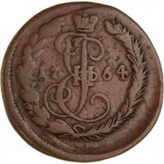 Денга (1/2 копейки) 1764 года